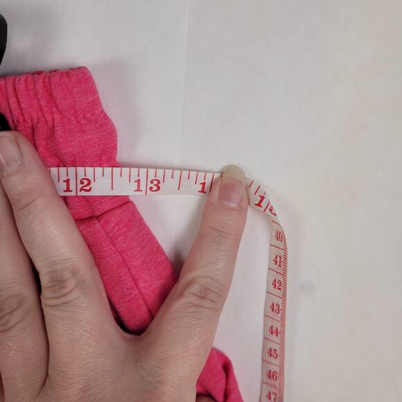 New Fire and Fleur womens pink drawstring athletic jogger shorts size Small - Picture 5 of 7